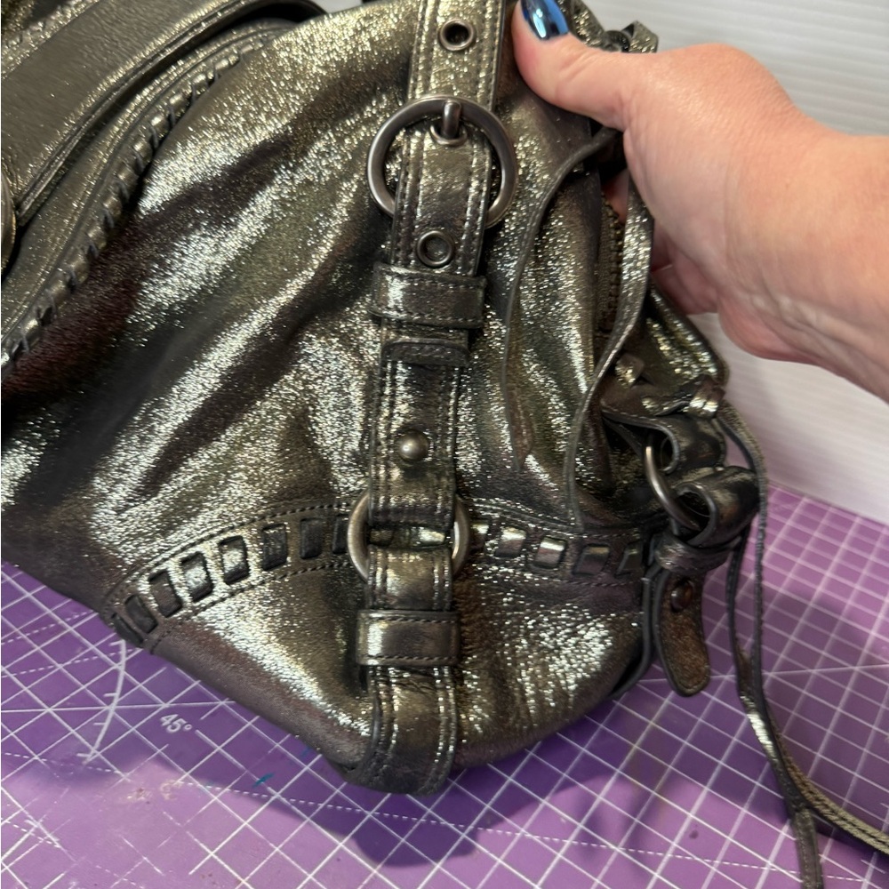 Rare Coach Metallic Leather Annie Bag - Picture 2 of 15